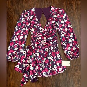 For Love and Lemons satin floral mini dress
Brand New With Tags!